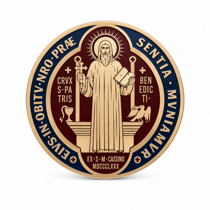 Medaglione di San Benedetto – Protezione, Fede e Forza Spirituale